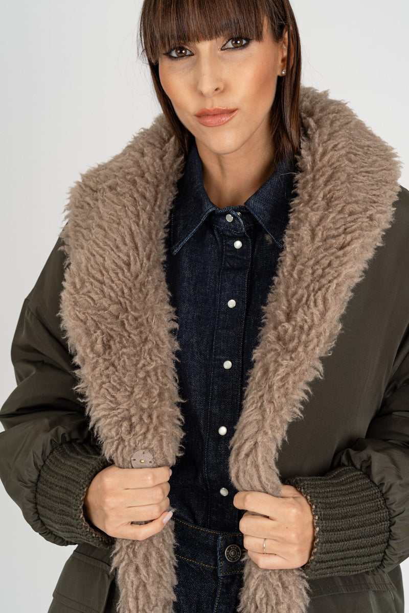 Parka Reversibile Green-Mou