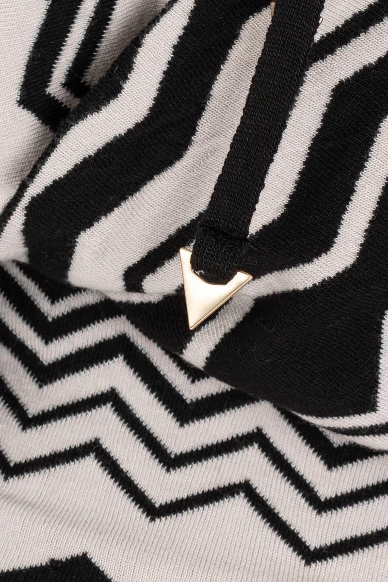 Abito in Jacquard Nero Burro