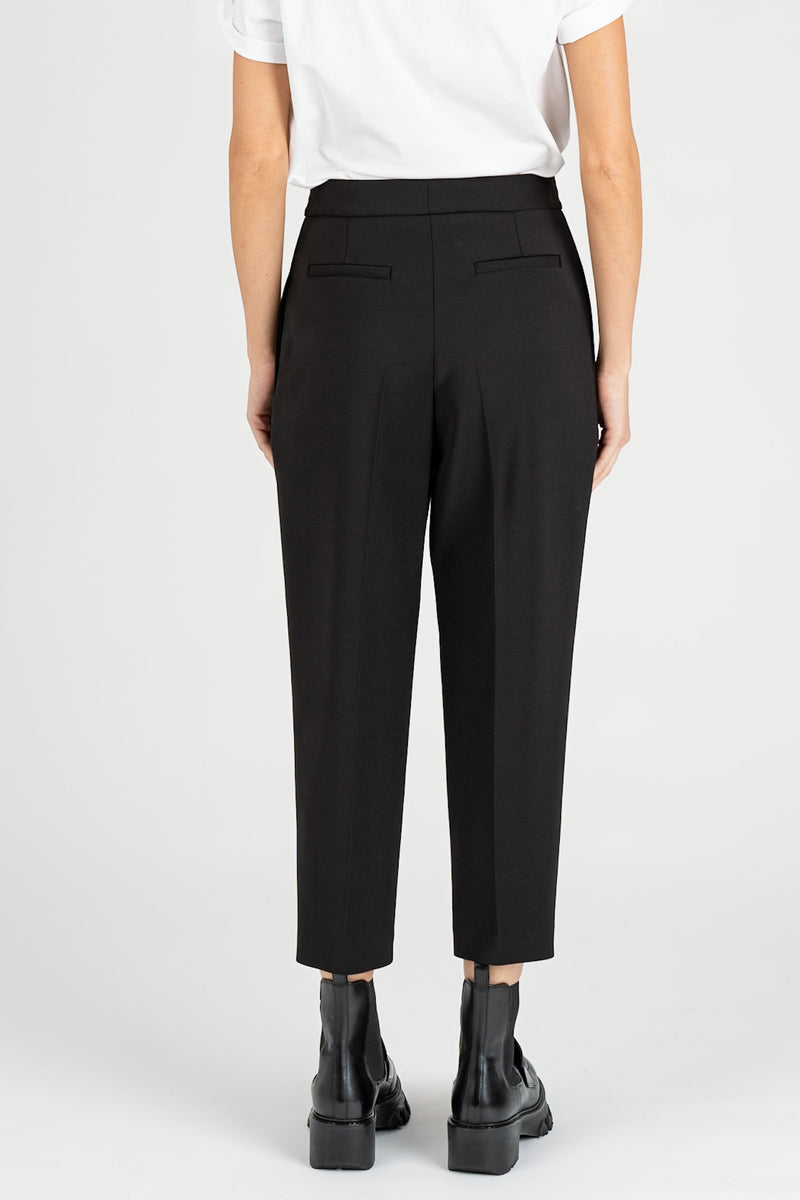 Pantalone Cropped Stretch Nero