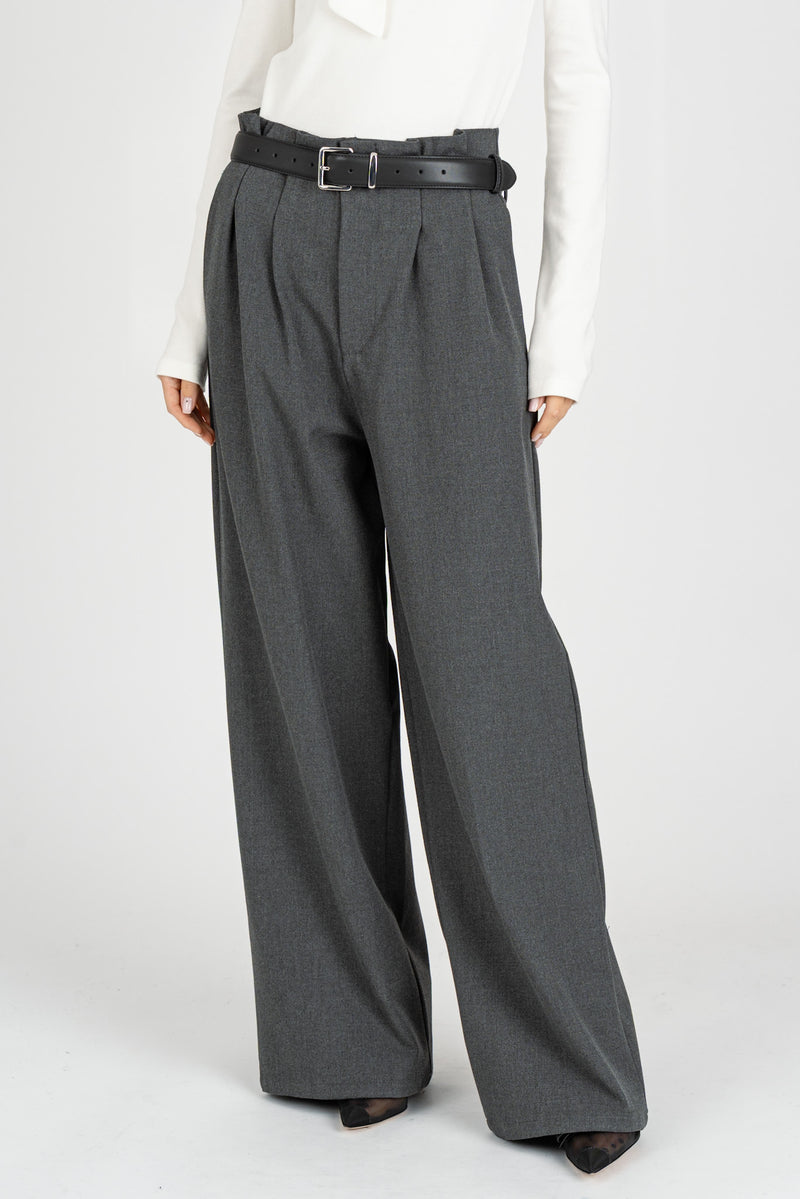 Pantalone con Cintura Grigio