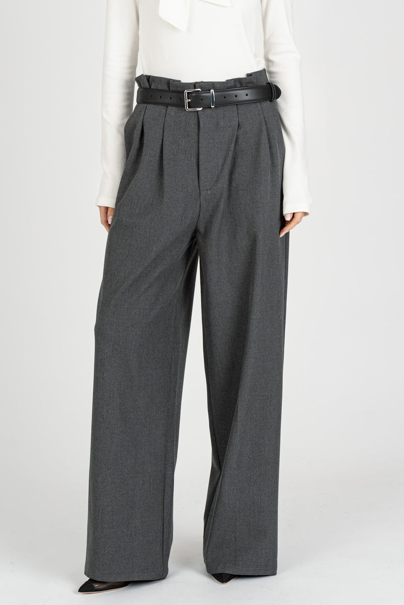 Pantalone con Cintura Grigio