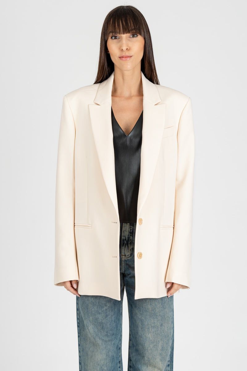 Giacca Blazer 2 Bottoni Odissey White