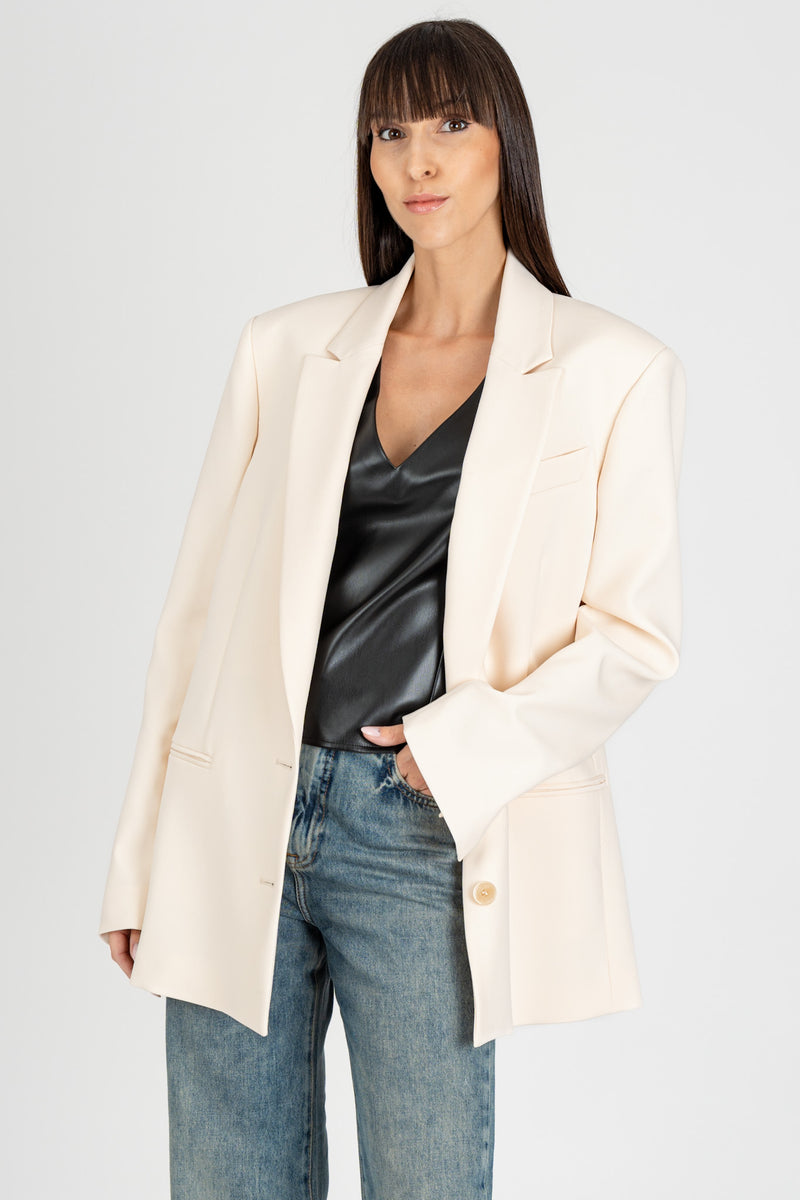 Giacca Blazer 2 Bottoni Odissey White