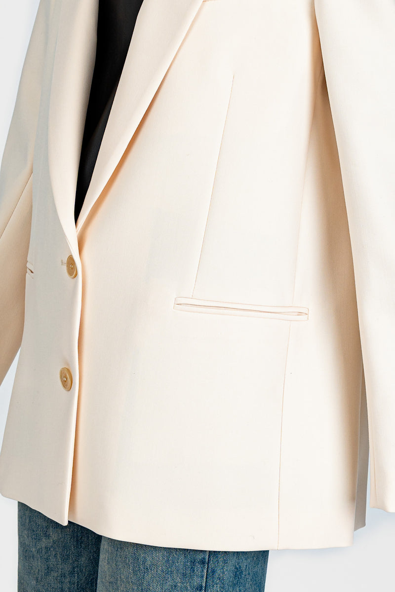 Giacca Blazer 2 Bottoni Odissey White