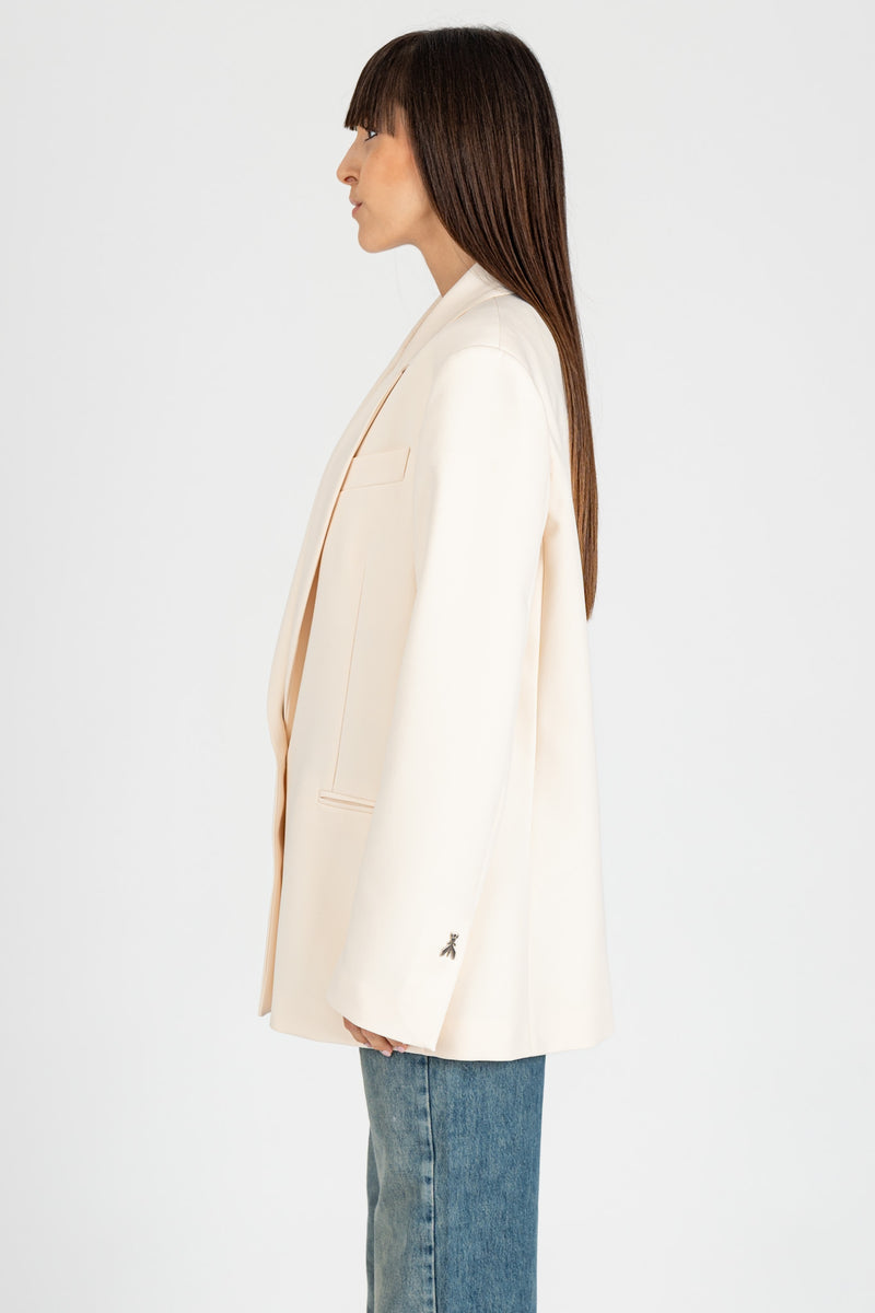 Giacca Blazer 2 Bottoni Odissey White