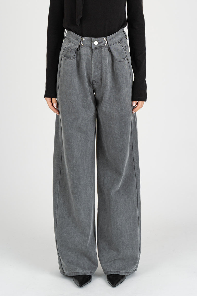 Jeans Palazzo Gray