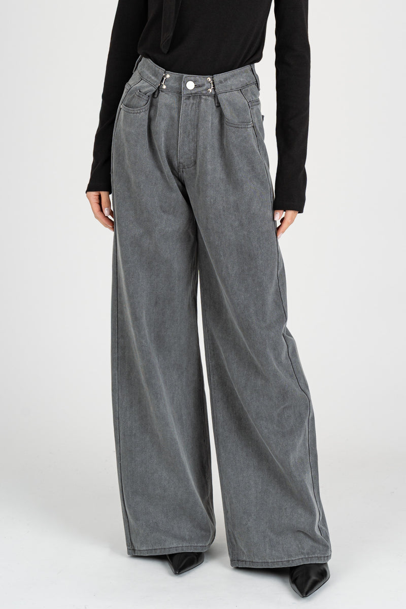 Jeans Palazzo Gray