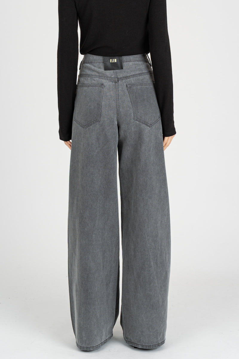 Jeans Palazzo Gray