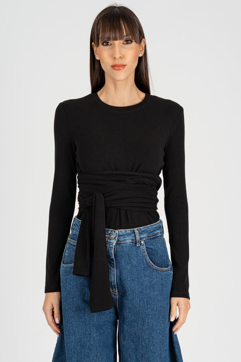 Maglia con Fusciacca Nero