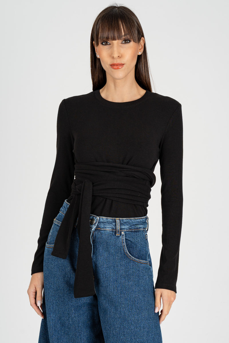 Maglia con Fusciacca Nero