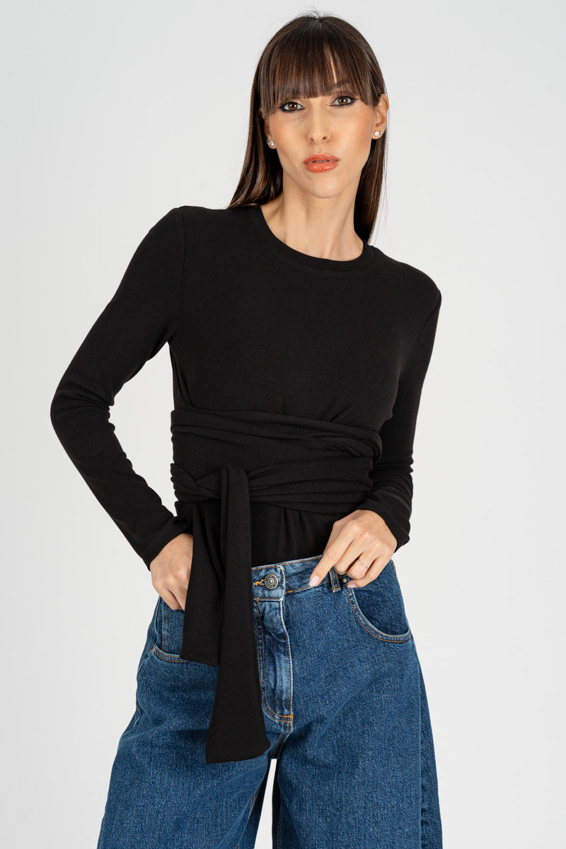 Maglia con Fusciacca Nero