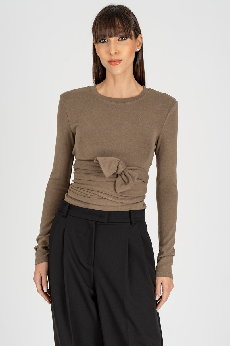 Maglia con Fusciacca Fango