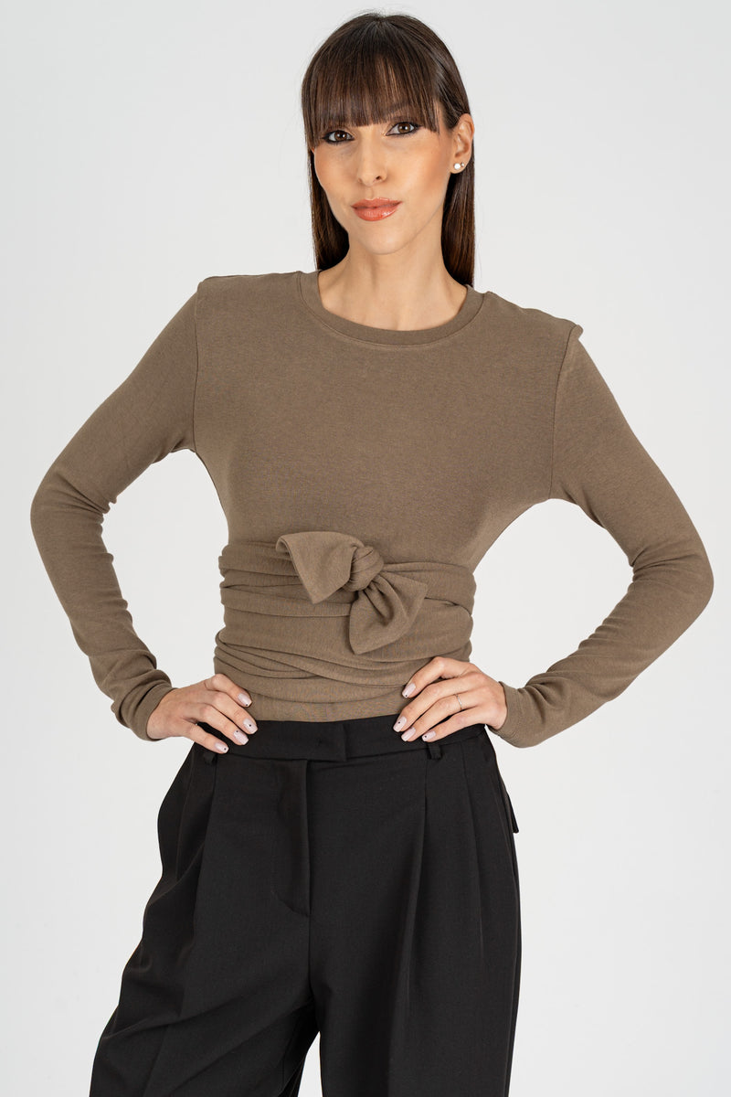 Maglia con Fusciacca Fango