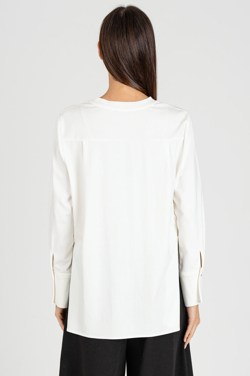 Maglia Spacchetti Panna
