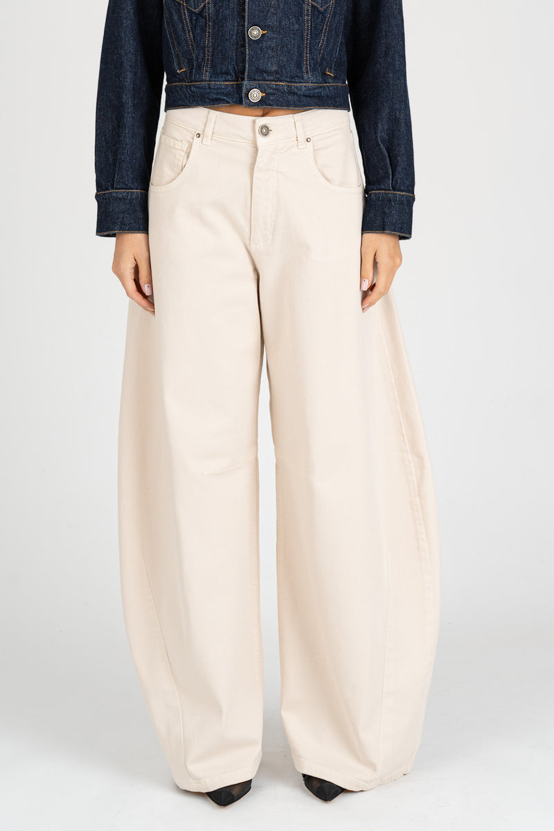 Jeans Baloon Ecrù