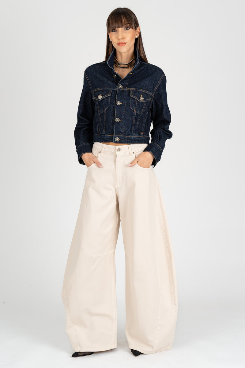 Jeans Baloon Ecrù