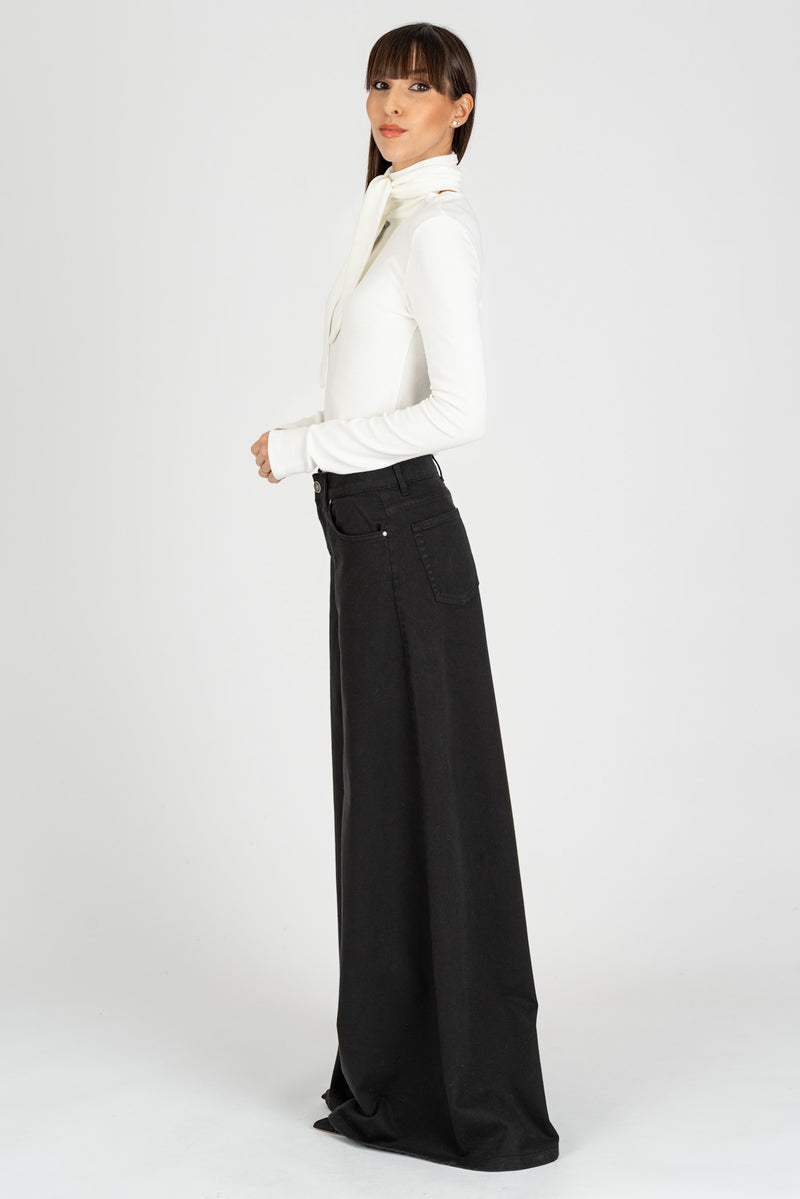Jeans Panta-Gonna Nero