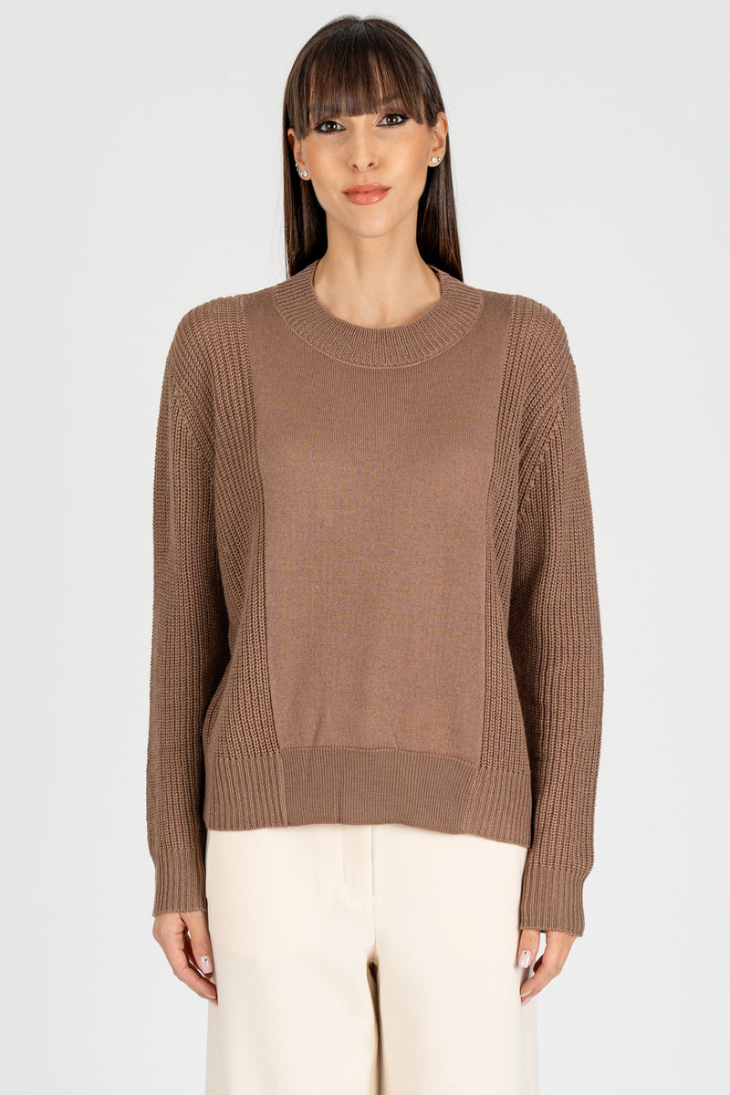 Maglia Basic Tortora