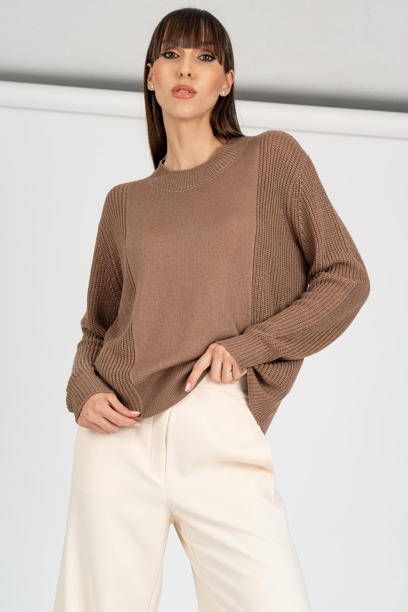 Maglia Basic Tortora
