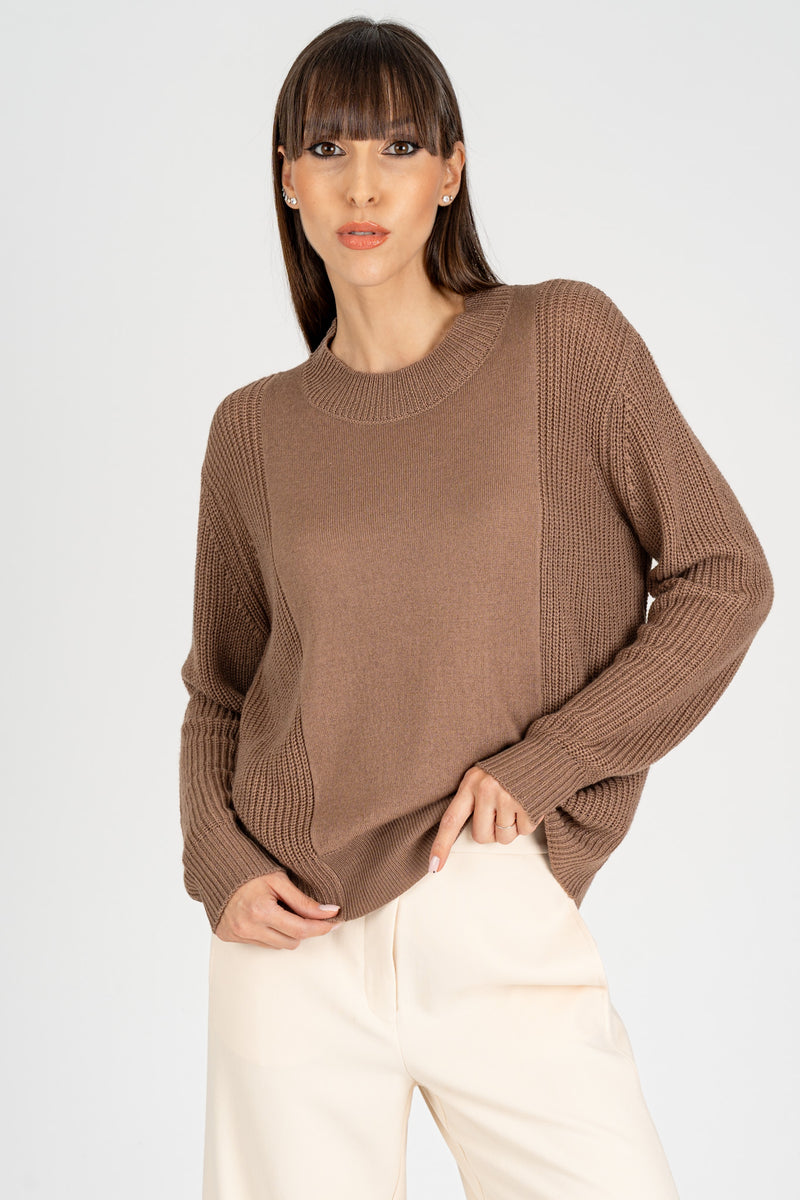 Maglia Basic Tortora