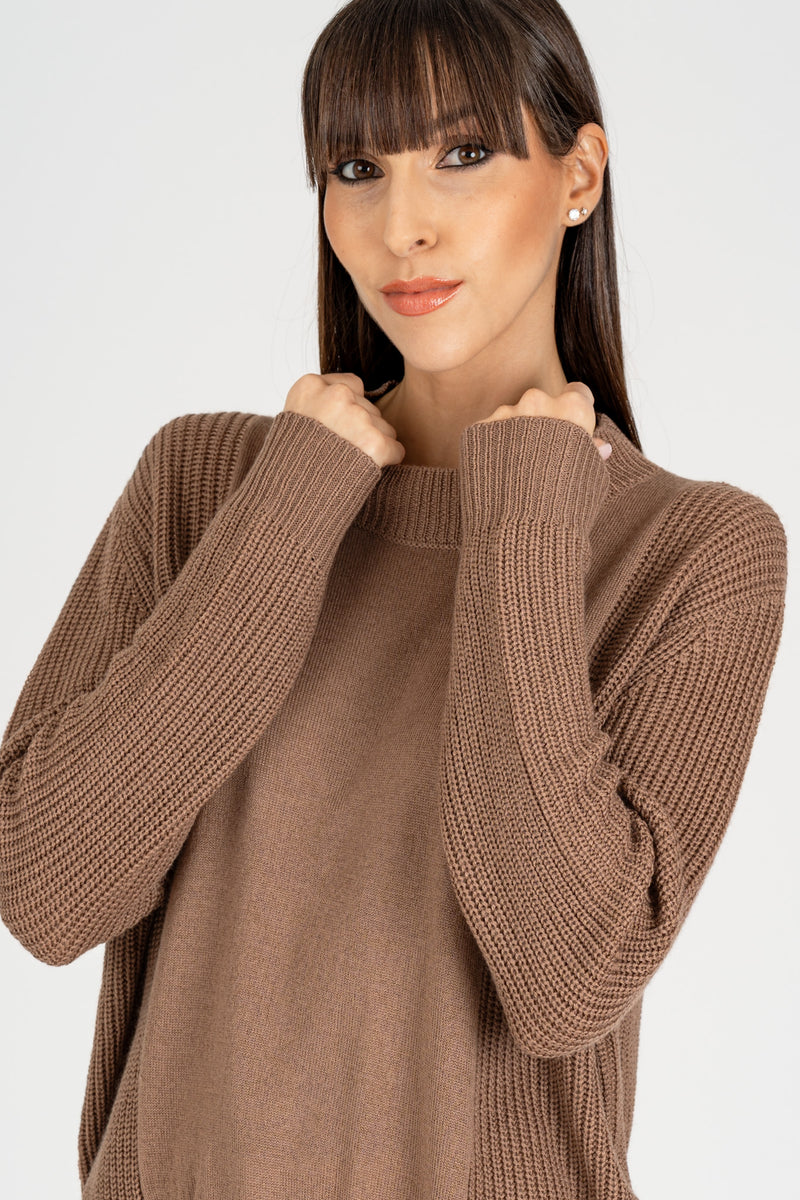 Maglia Basic Tortora