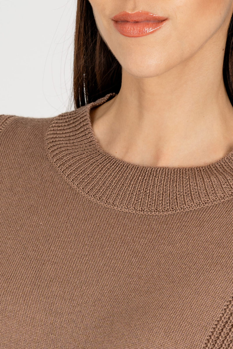 Maglia Basic Tortora