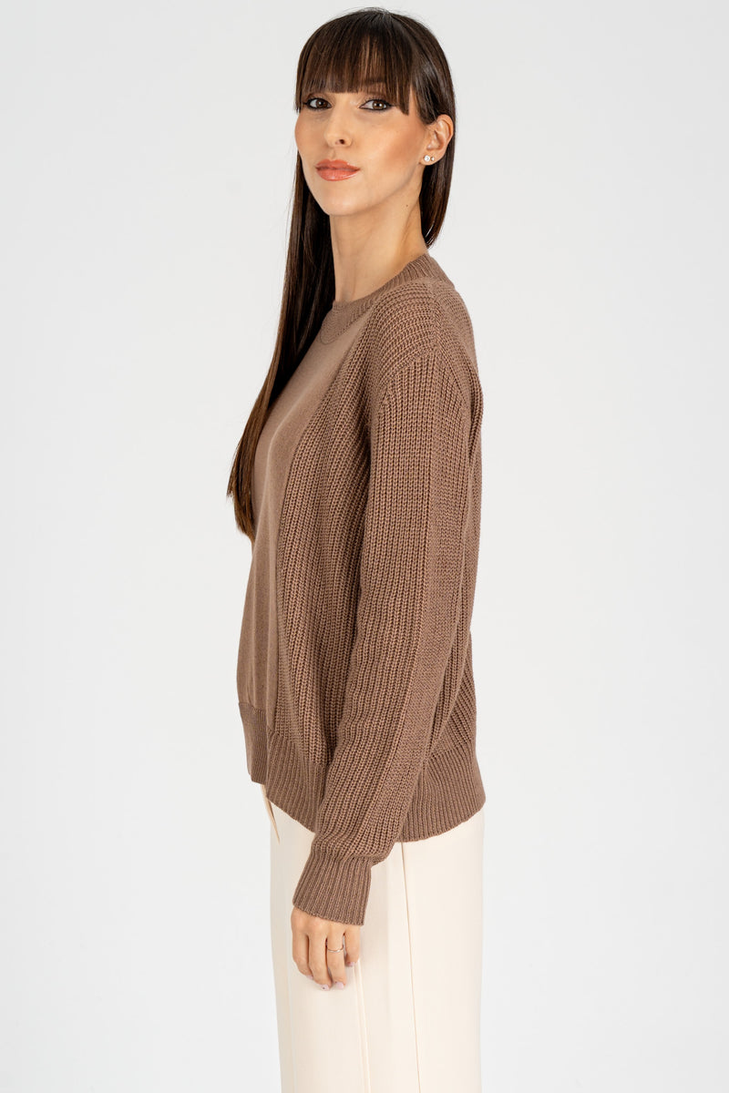 Maglia Basic Tortora