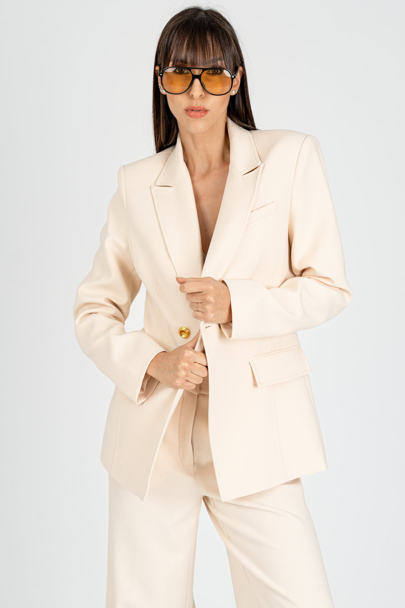 Giacca Blazer Gesso