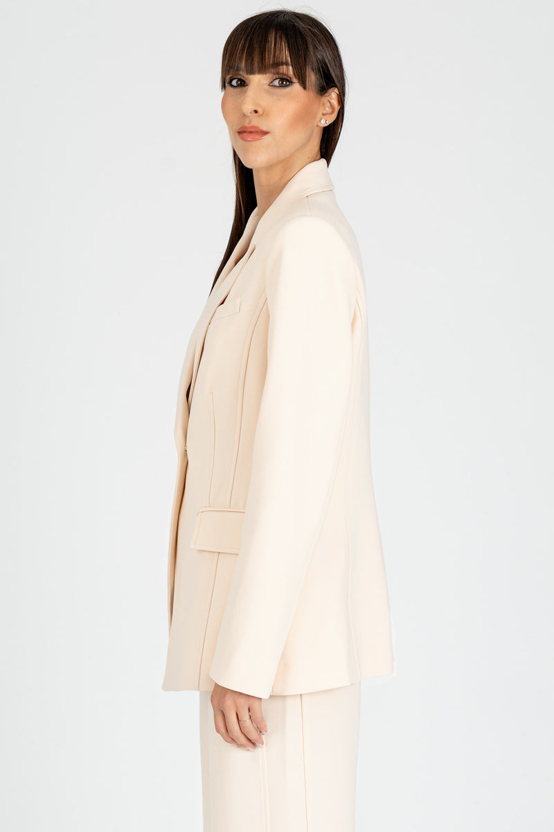 Giacca Blazer Gesso