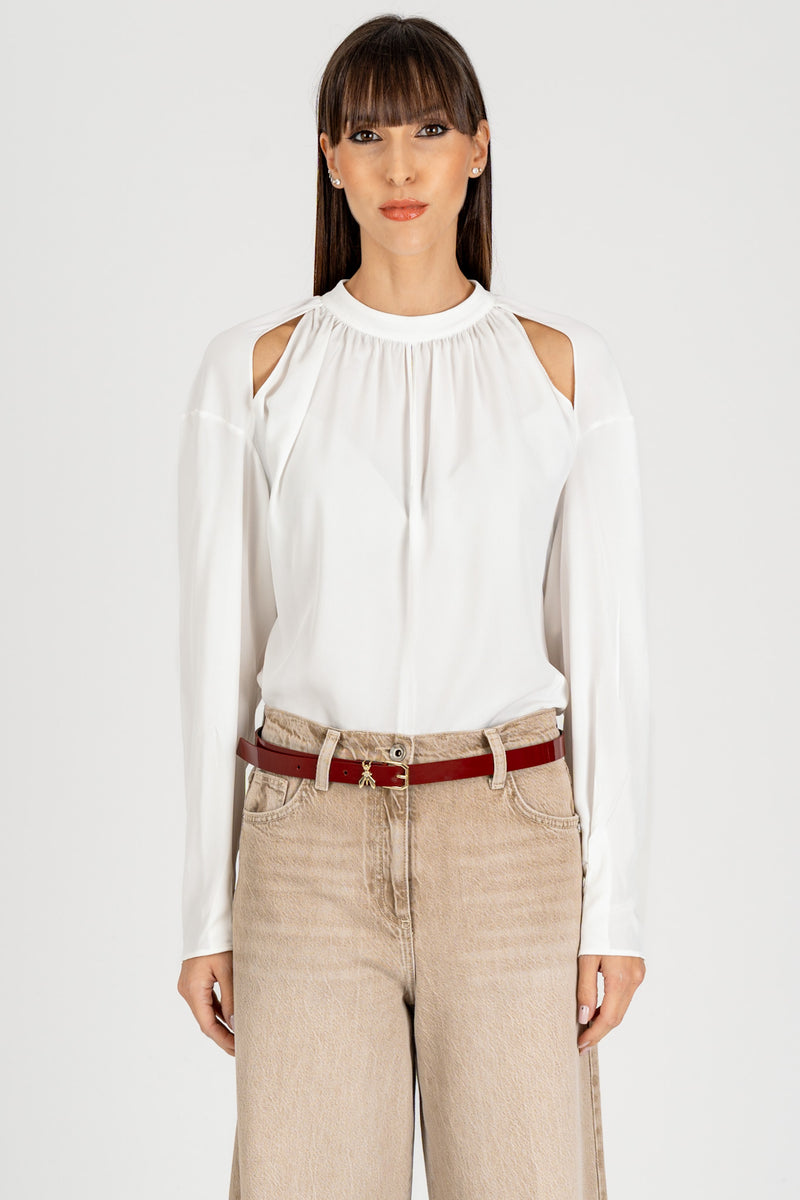 Camicia Cut-Out Bianco