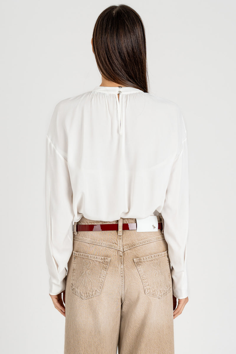Camicia Cut-Out Bianco