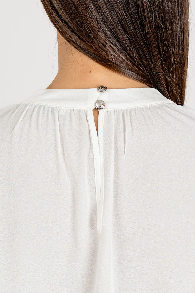 Camicia Cut-Out Bianco