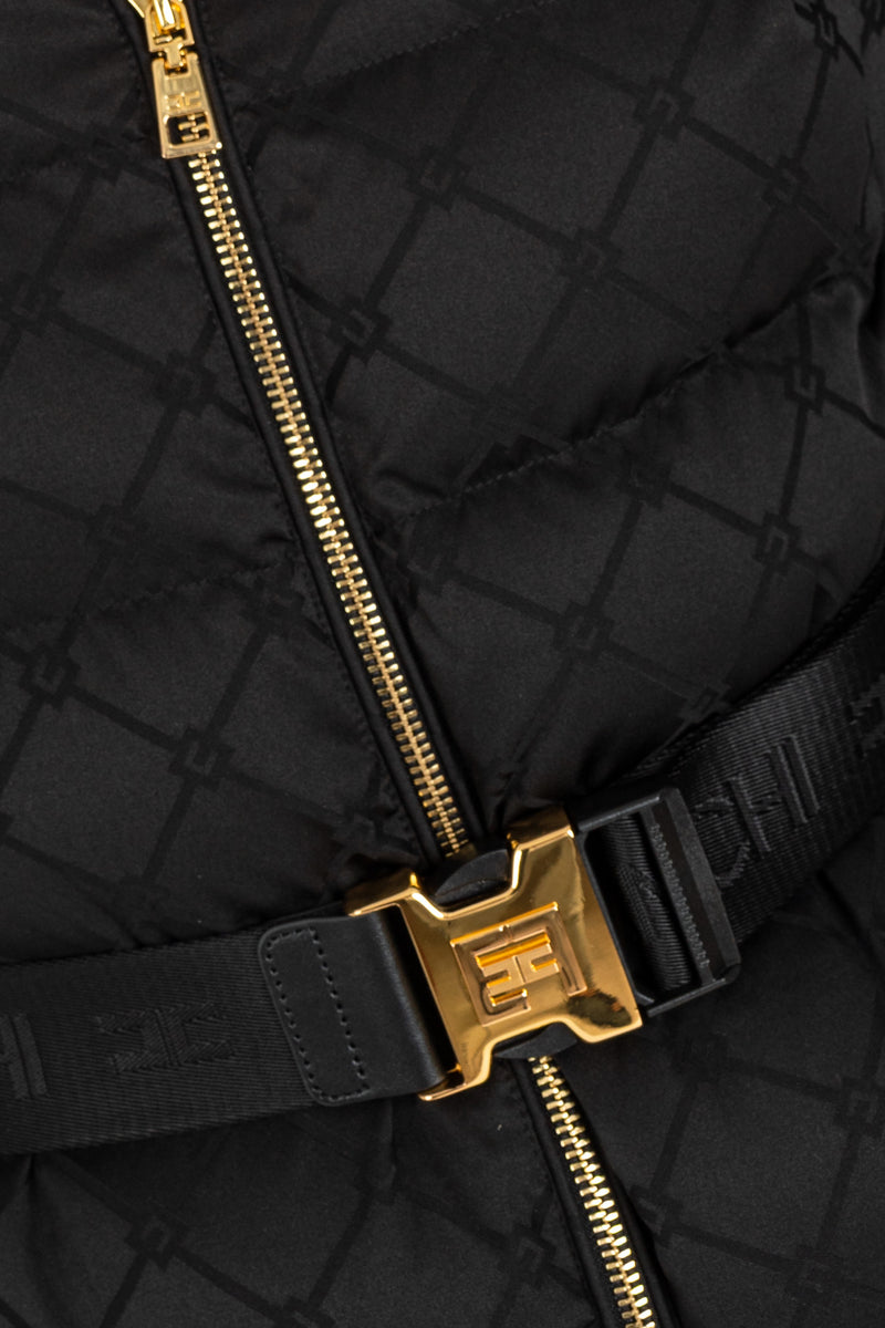 Piumino Jacquard Nero