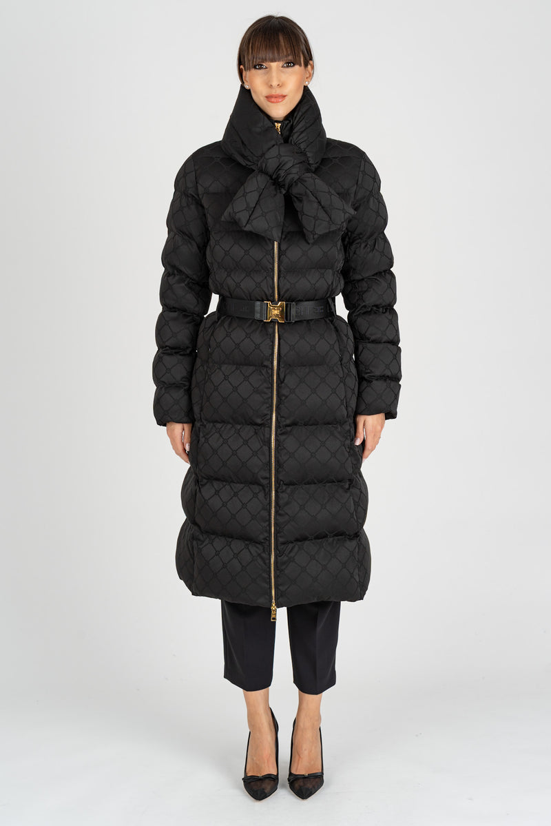Piumino Jacquard Nero