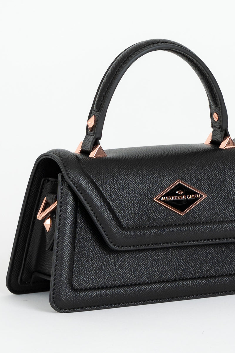 Borsa Elizabeth Mini Palmellato Nero