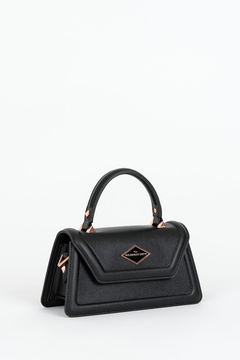 Borsa Elizabeth Mini Palmellato Nero