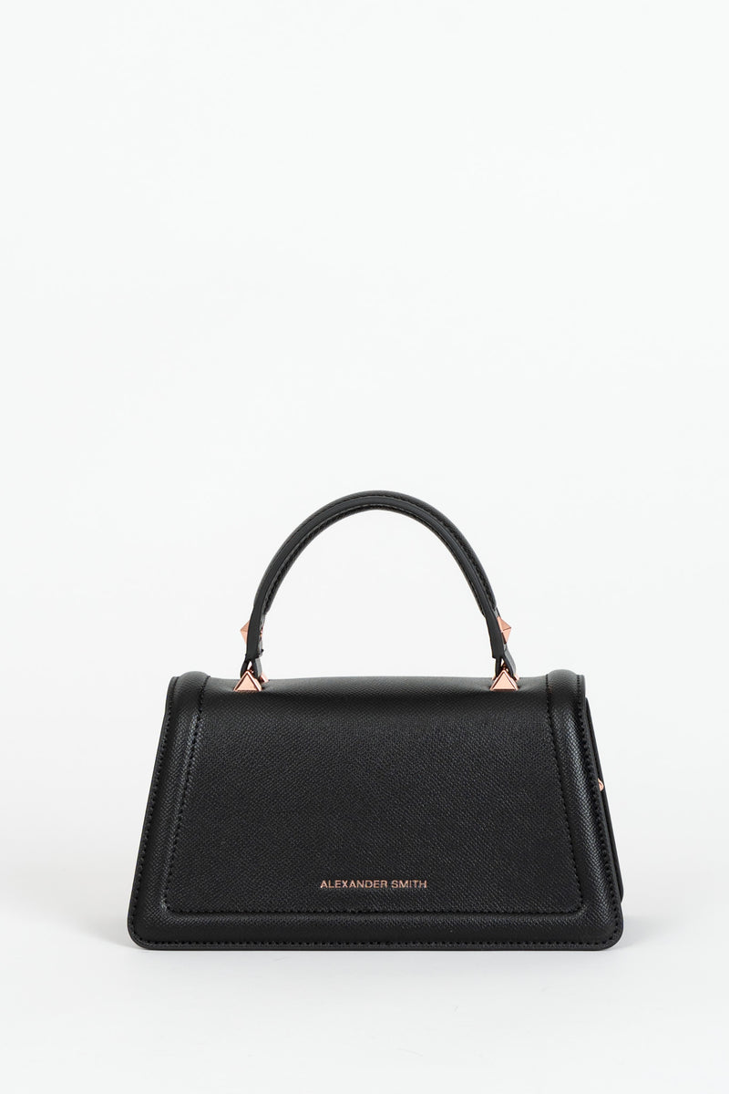 Borsa Elizabeth Mini Palmellato Nero