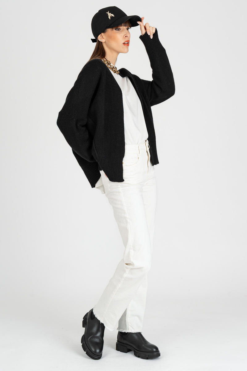Cardigan Kimono Nero