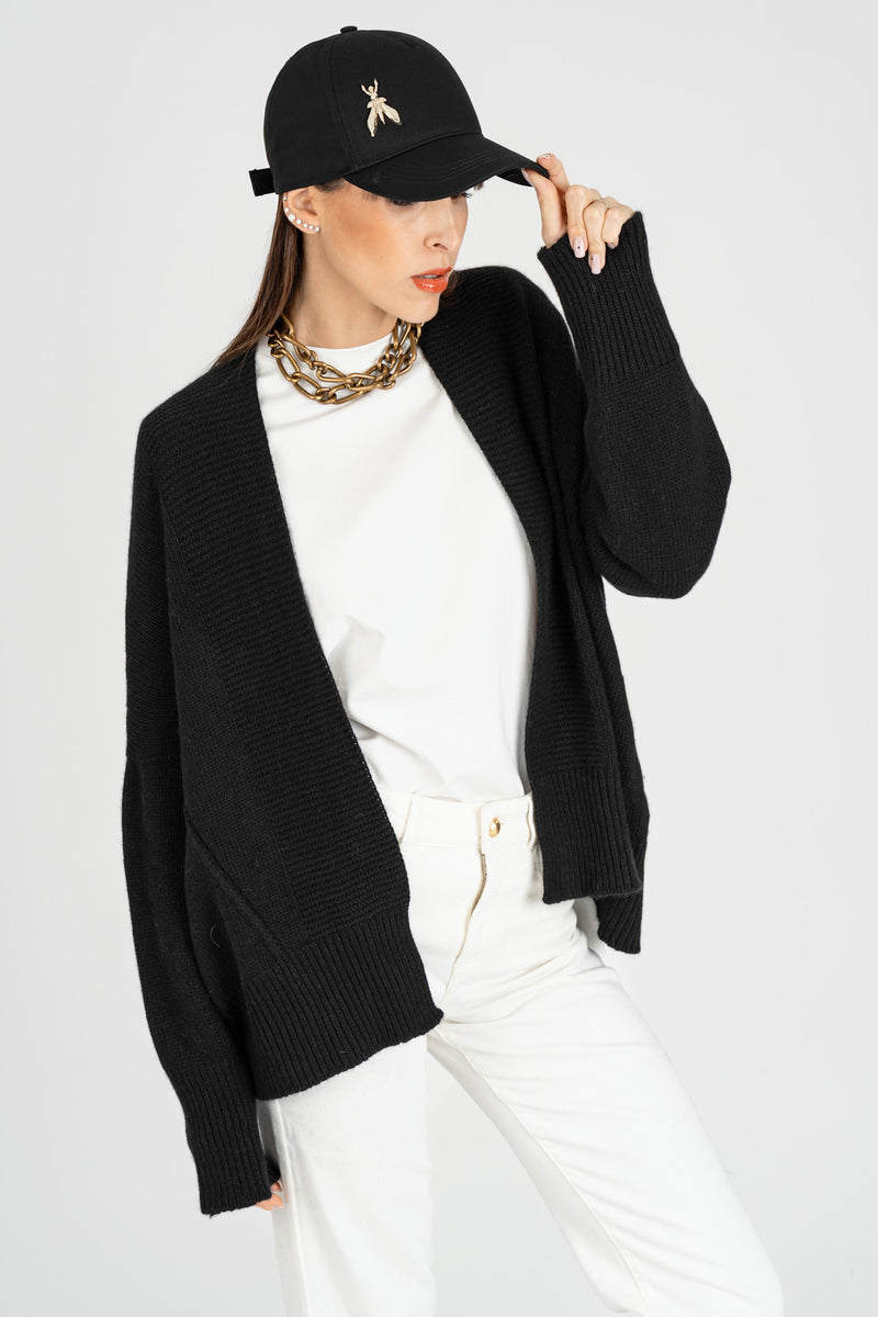 Cardigan Kimono Nero