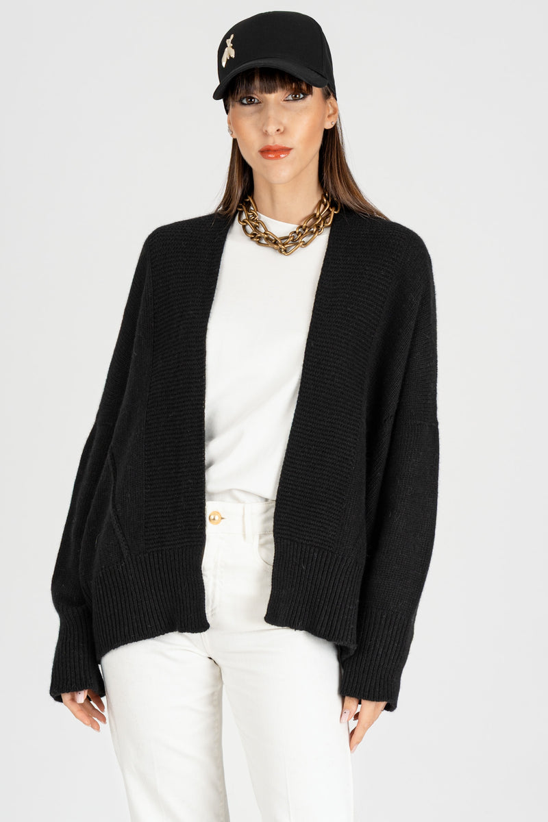 Cardigan Kimono Nero