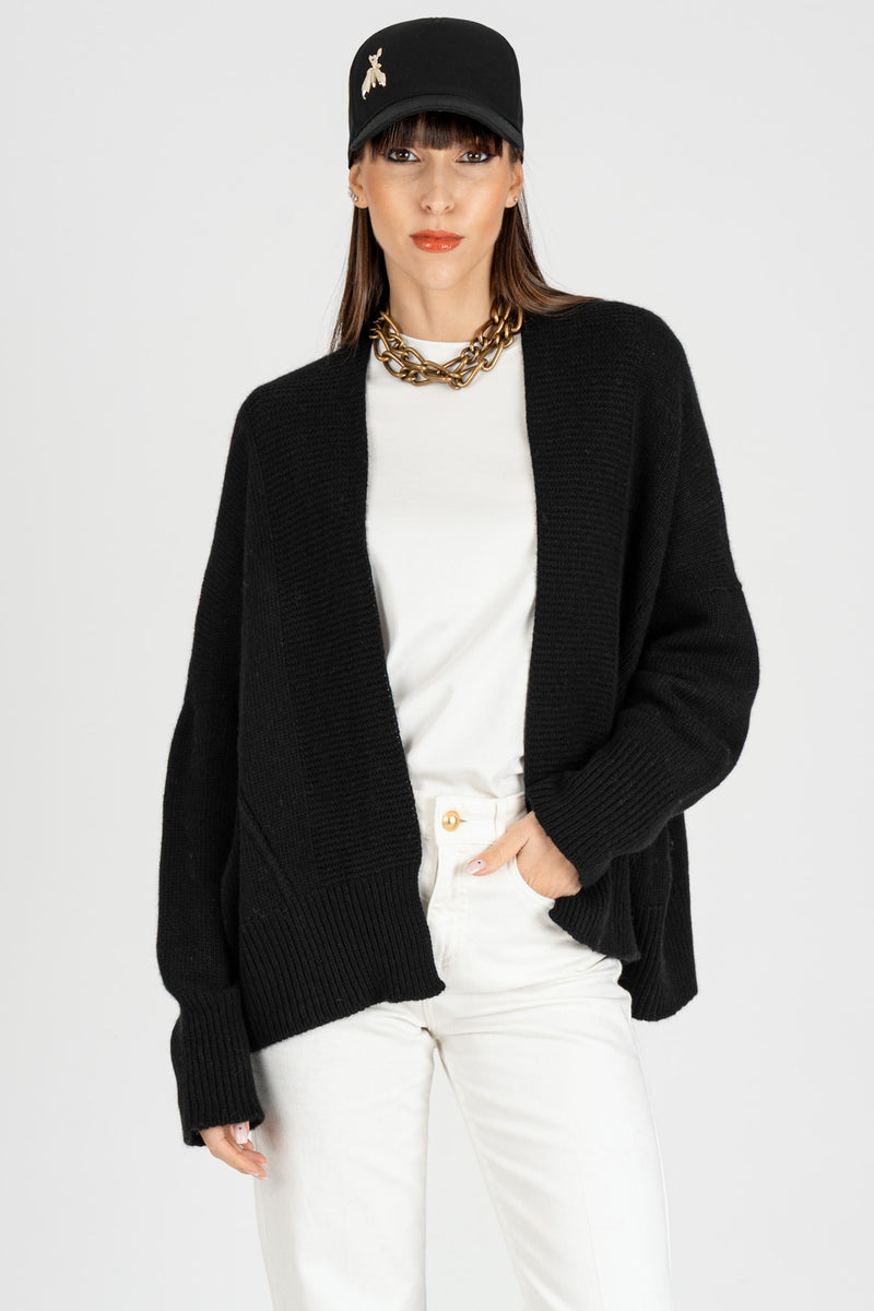 Cardigan Kimono Nero