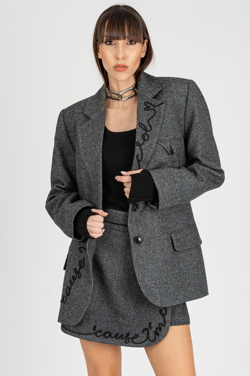 Giacca a Uomo Tweed