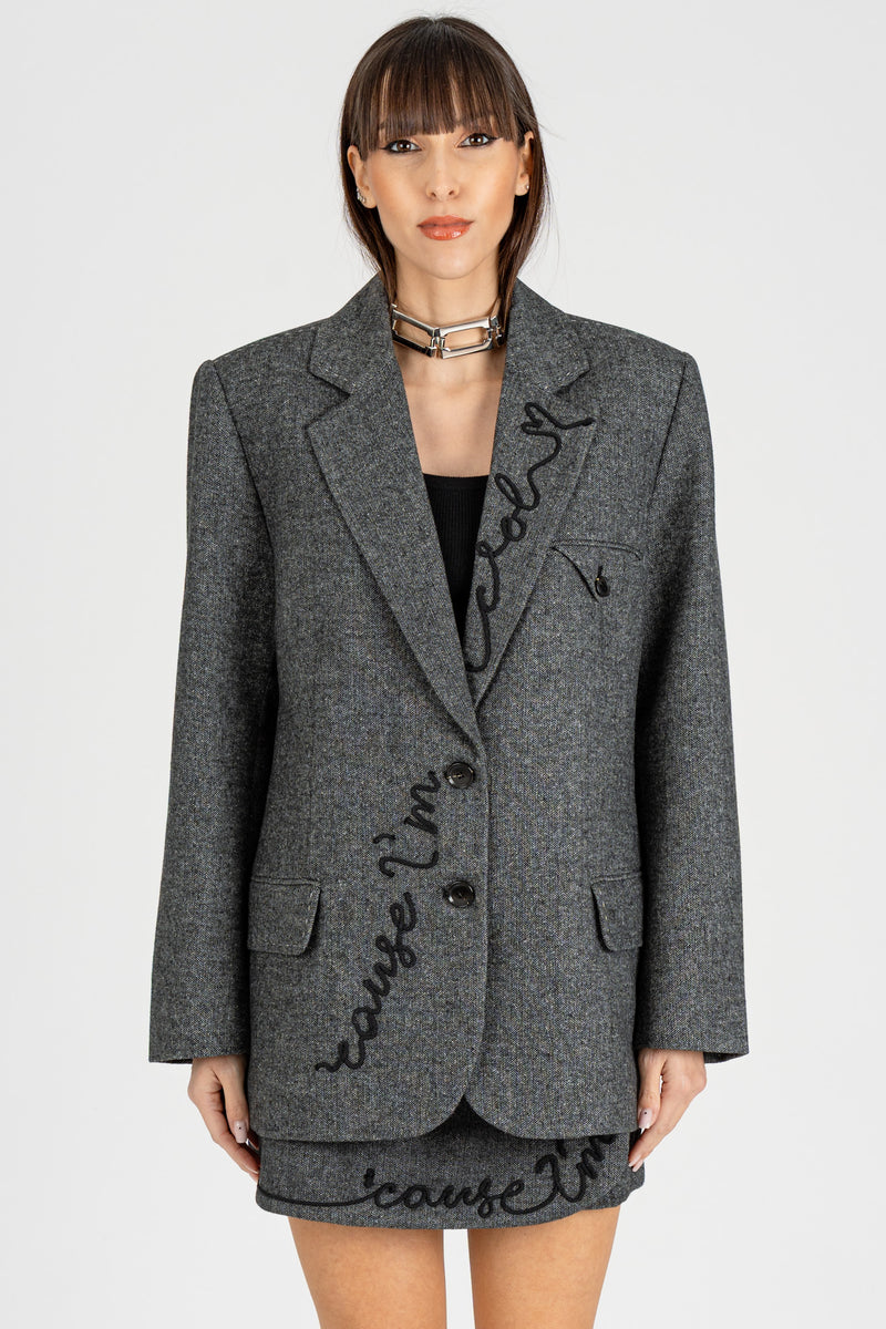 Giacca a Uomo Tweed