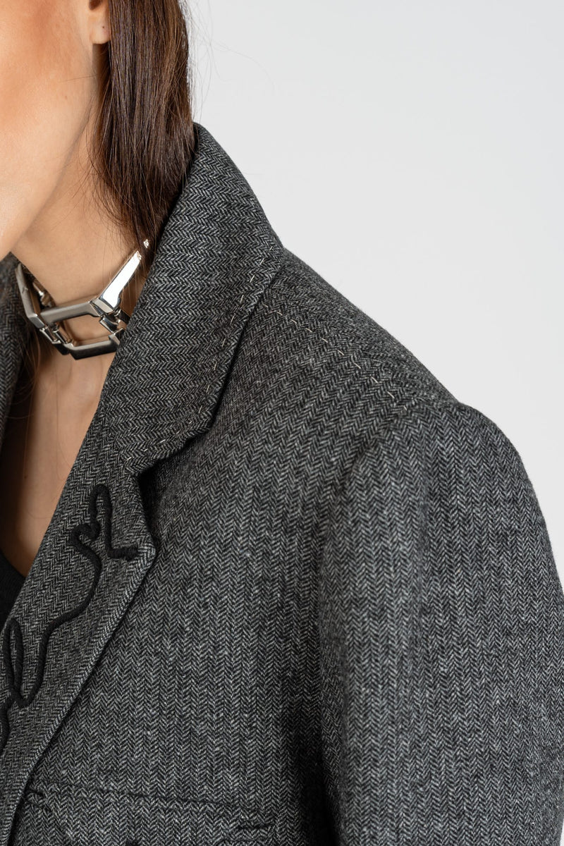 Giacca a Uomo Tweed