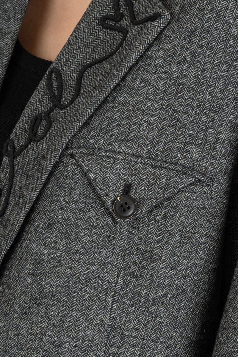 Giacca a Uomo Tweed