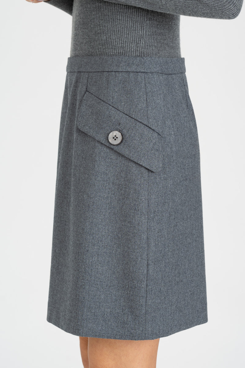 Abito Corpino Maglia Grigio