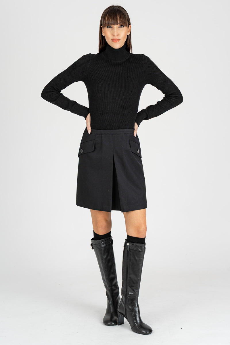Abito Corpino Maglia Nero
