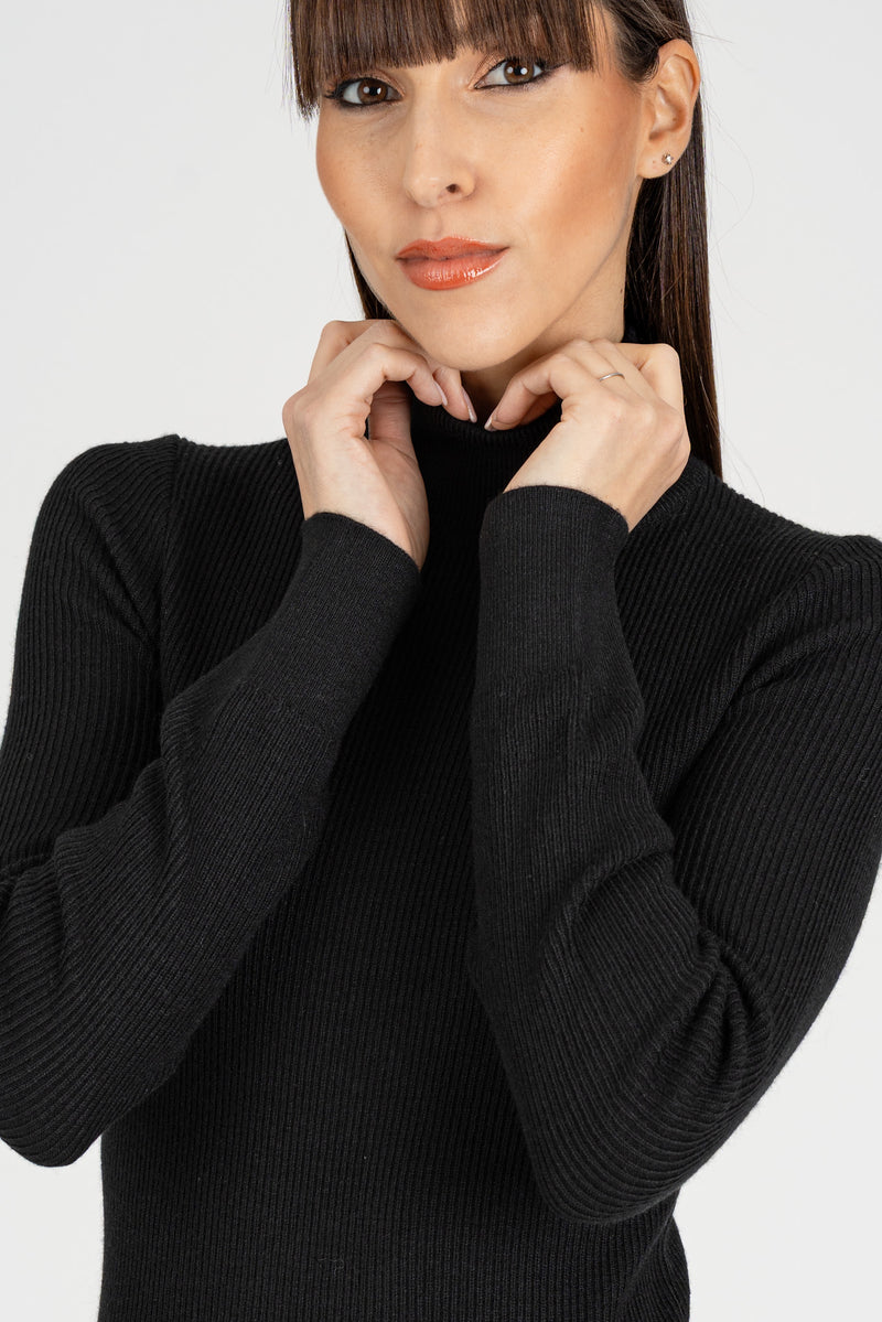 Abito Corpino Maglia Nero