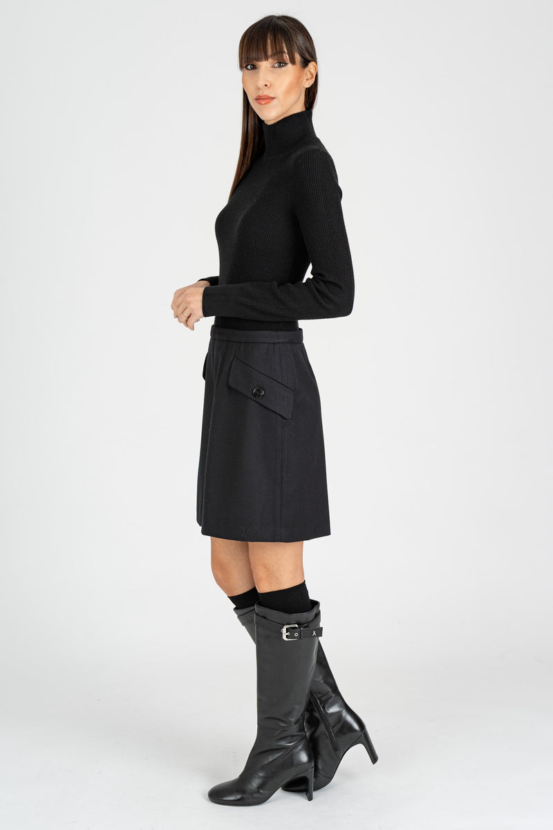 Abito Corpino Maglia Nero