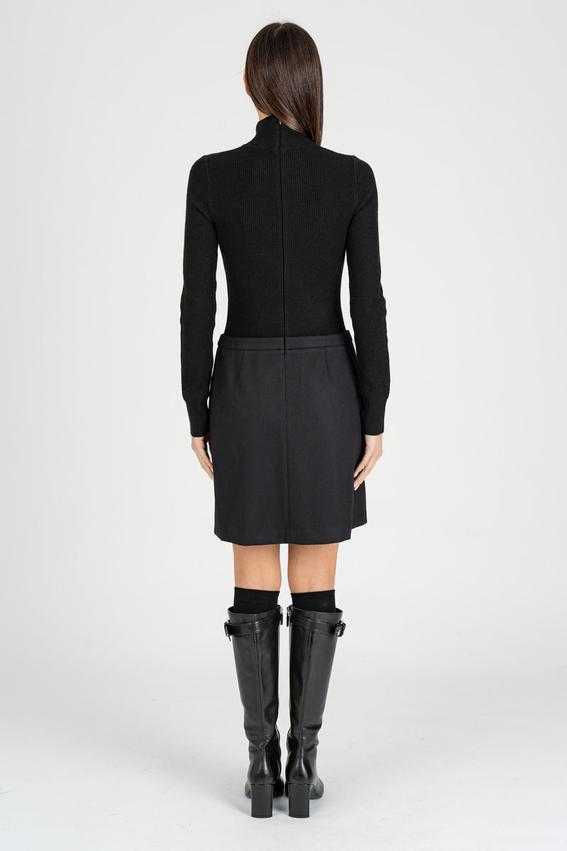 Abito Corpino Maglia Nero